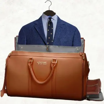 Leather Garment Bag Large Capacity Su...