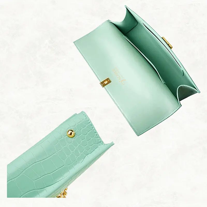 Ladies Chain Bag Crocodile Print Shoulder Bag