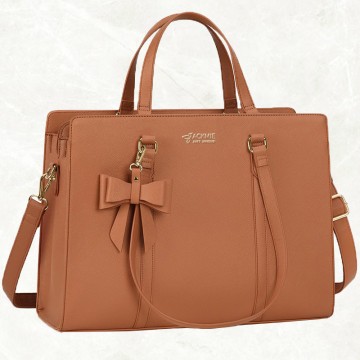 15.6 Inch Leather Laptop Business Shoulder Bag