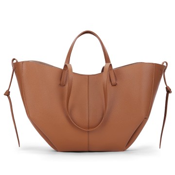 Work Tote Bag Women's Leather Handbag Commuter Shoulder Bag with Magnetic Closure