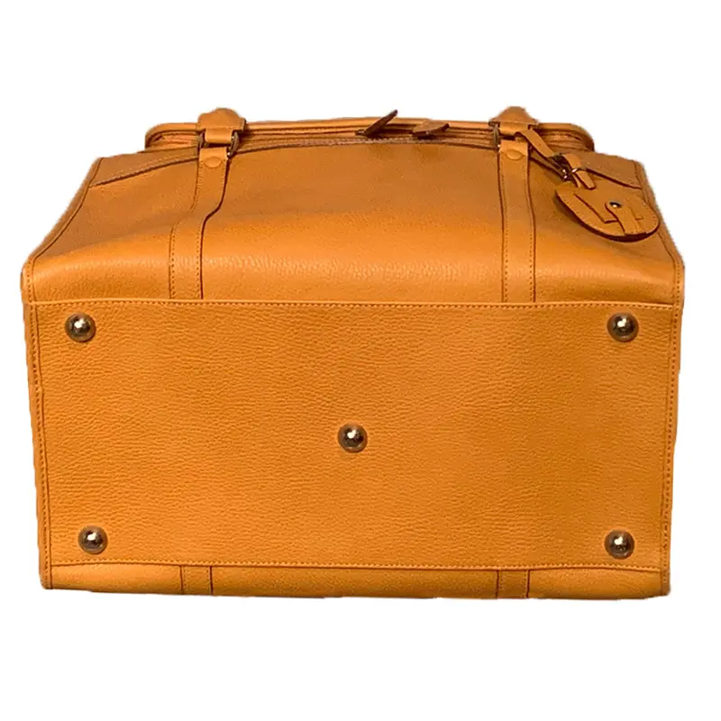 Leather Pet Carrier Bag for Dogs & Cats