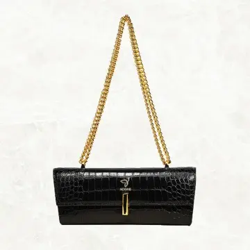 Ladies Chain Bag Crocodile Print Shou...