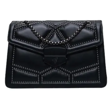 Diamond Quilting Leather Chain Should...