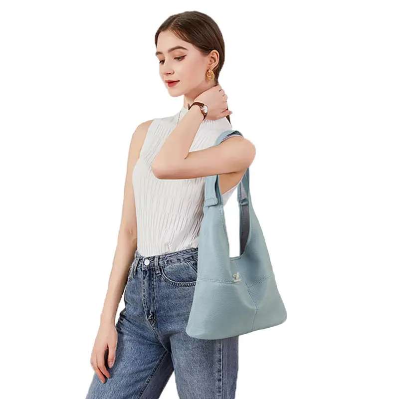 Soft Women's Hobo Bag Tote Bag with Coin Purse