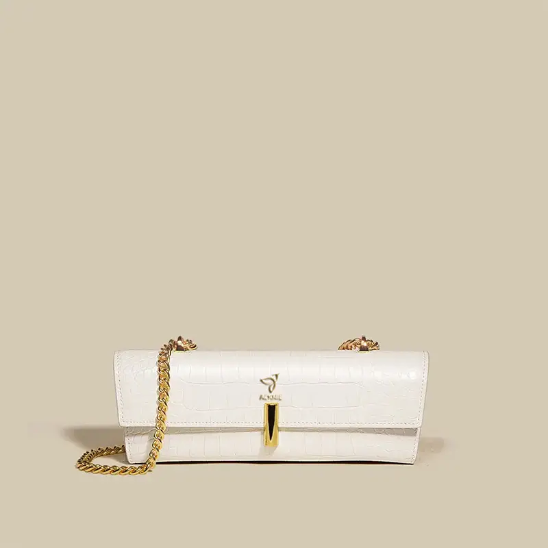 Ladies Chain Bag Crocodile Print Shoulder Bag