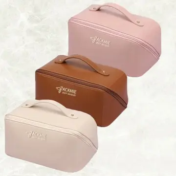 Women's Large PU Leather Makeup Bag T...
