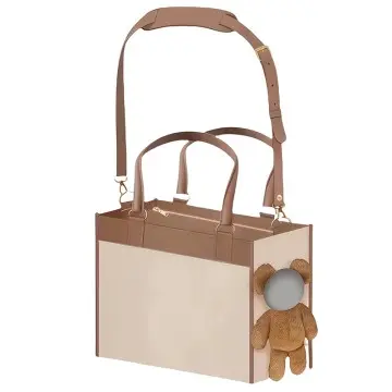 PU Leather Pet Tote Bag Fashion Small Dog Carrying Bag