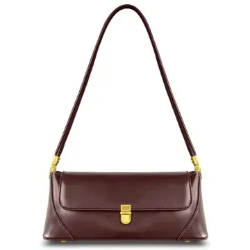 Women's Vegan Leather Sling Bag Vintage Shoulder Bag