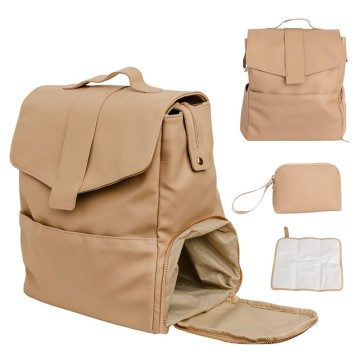 Vegan Leather Breast Pump Bag Breast Milk Cooler Travel Bag with Cooler Bag